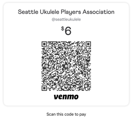 SUPA $6 Venmo QR Code